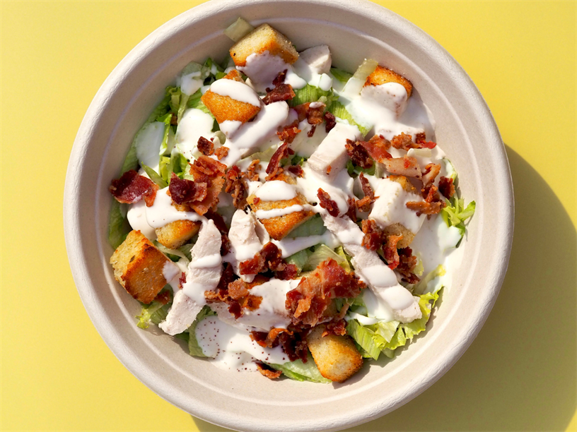 Chicken Bacon Caesar Salad